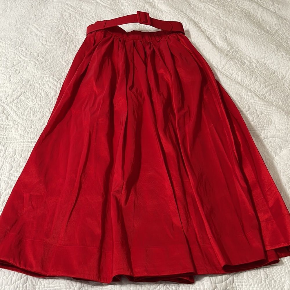 Anthropologie Maeve Belted Maxi Skirt Size 8 - Picture 8 of 8